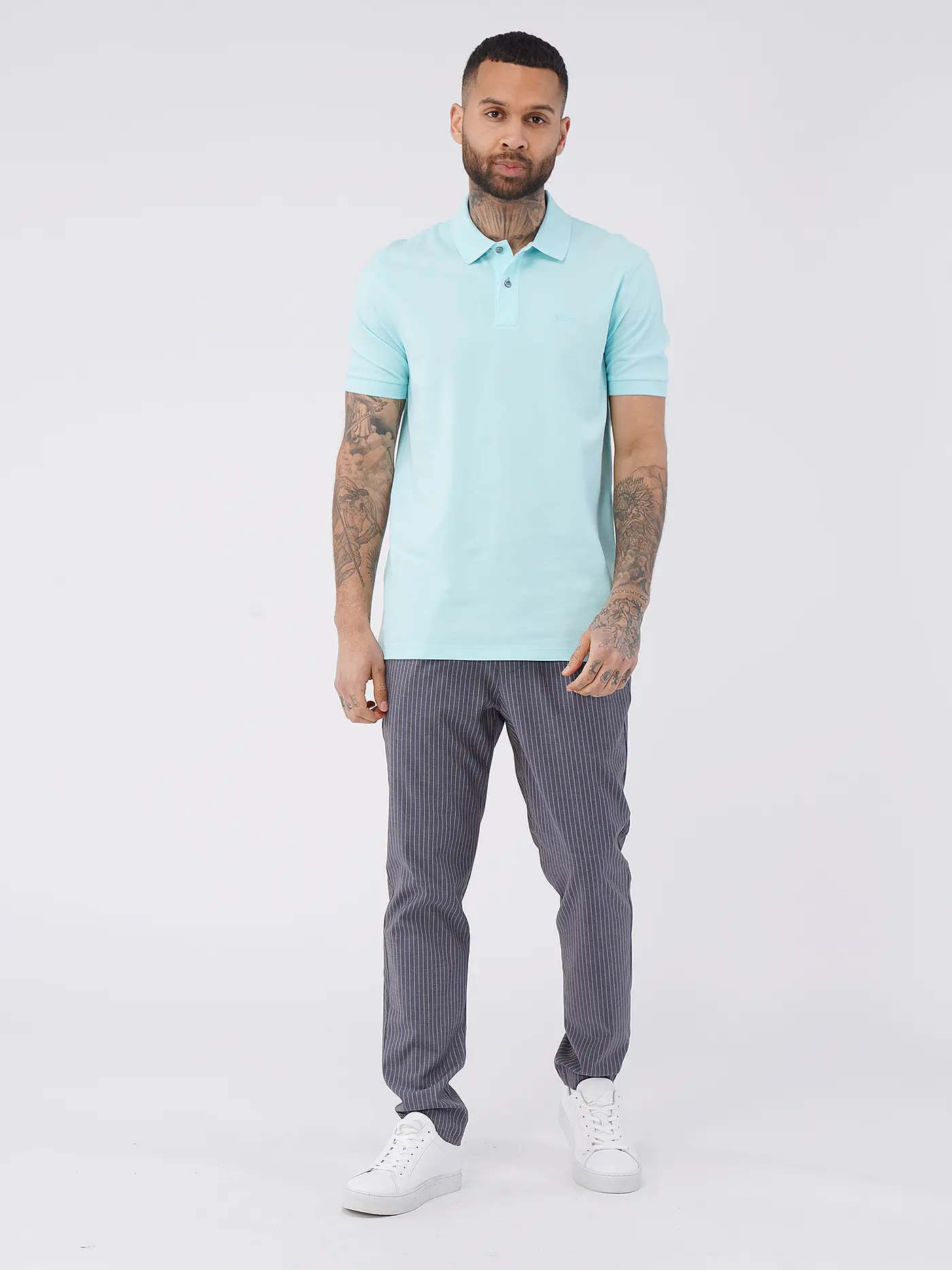 BOSS | Poloshirt Regular Fit PALLAS | türkis